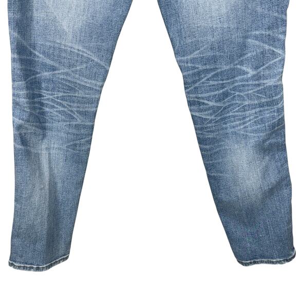 American Eagle SZ 30x32 (28x30) Athletic Mens Jeans Distressed Airflex+ Zip-Fly - Picture 7 of 12